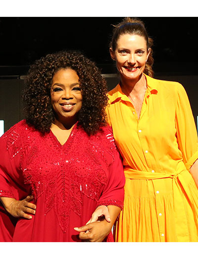 Martha with Oprah